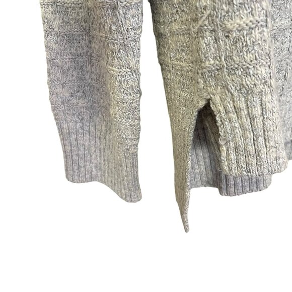 Revolve Hello Nite Gray Textured Crewneck Sweater NWT Sz XL - Picture 3 of 5